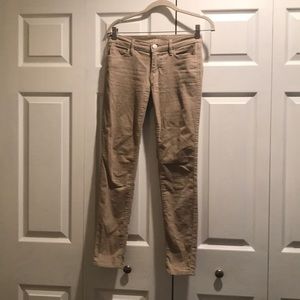 LOFT skinny leg corduroy pants